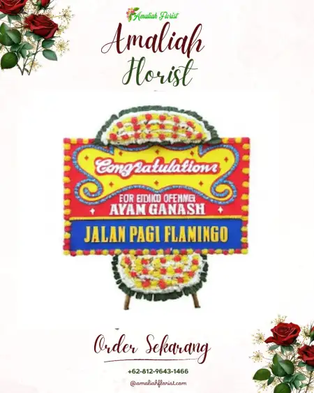 Sewa Papan Bunga Raja Barat